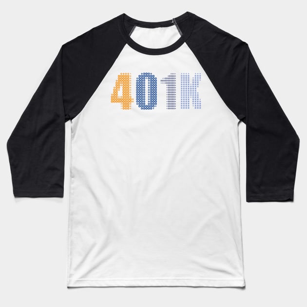 Crypto 401K Baseball T-Shirt by ObscureDesigns